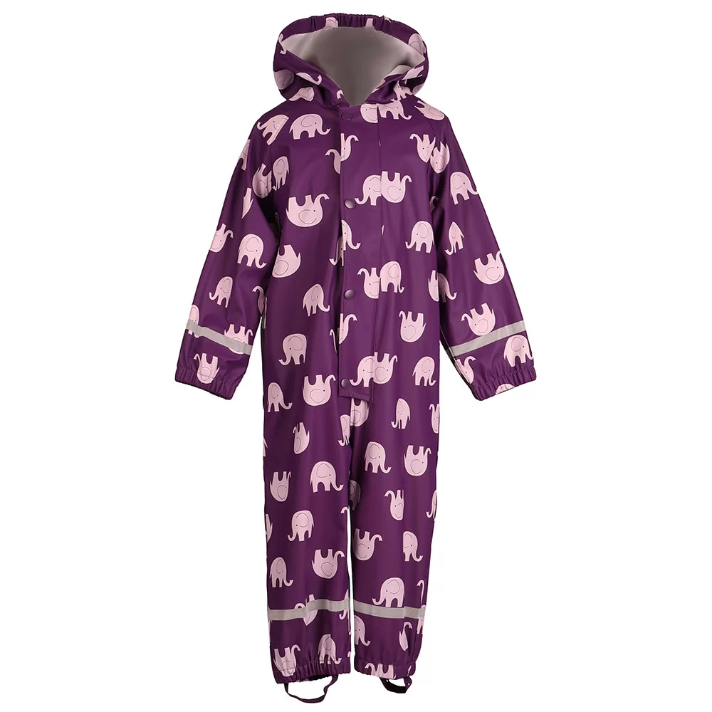 Kids Elephant Printed Overall