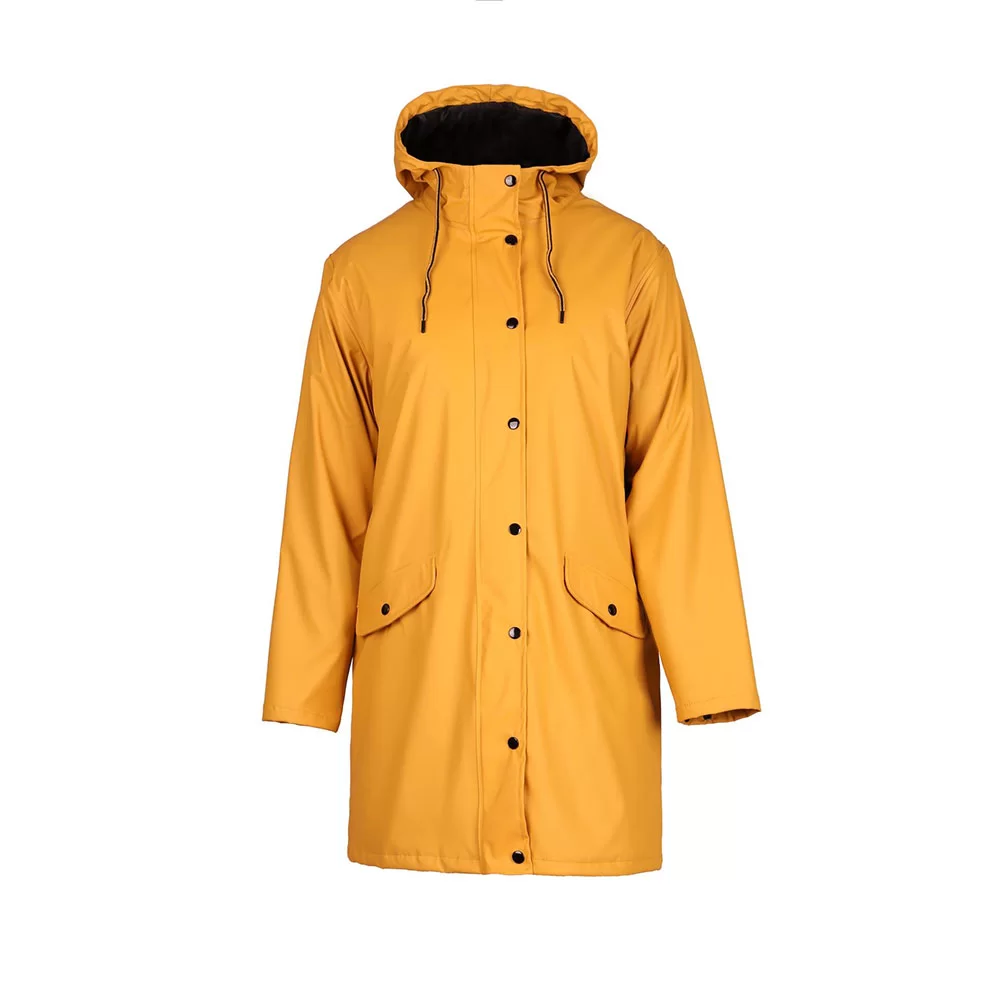 Lady’s PU Rain Coat with Padding