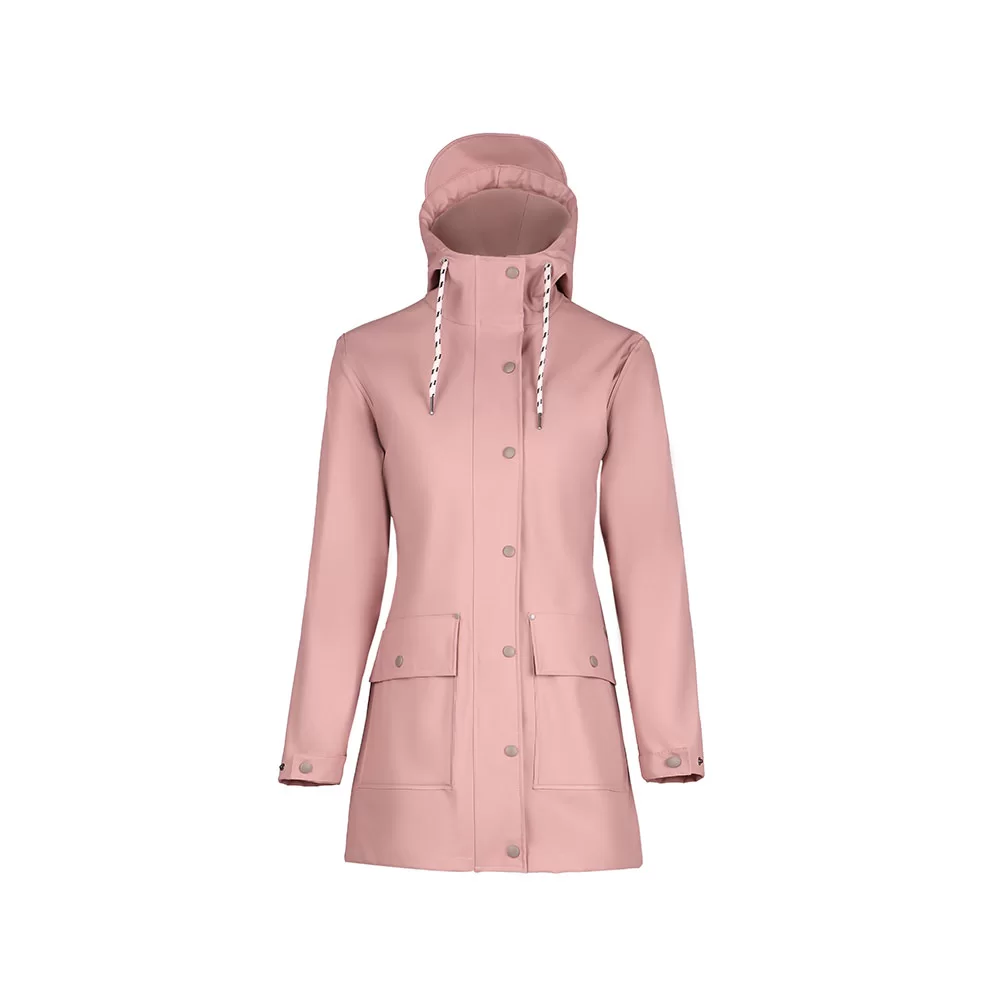 Women’s PU Rain Coat with Big Pockets