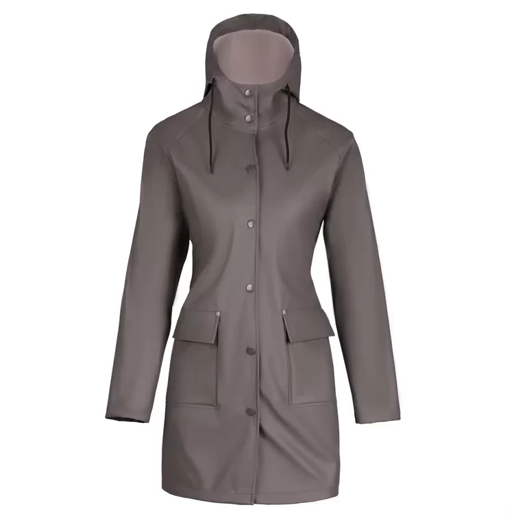 Dark Gray Women’s PU Rain Coat