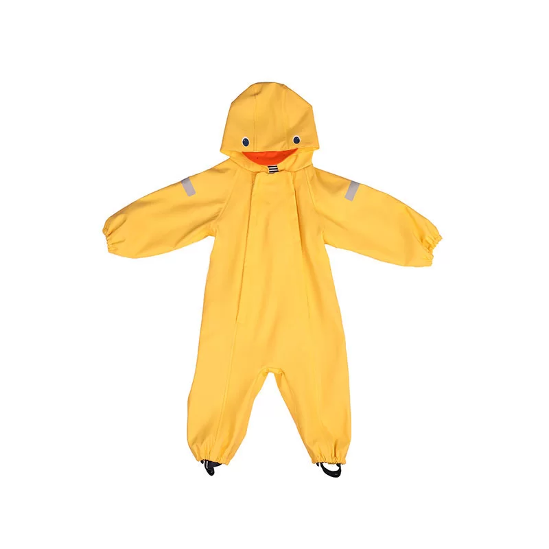 Yellow Duck Jersey-lined Waterproof Puddle Suit