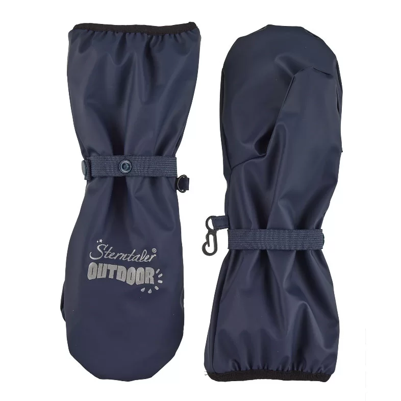 Kids PU Rain Mittens with No Lining